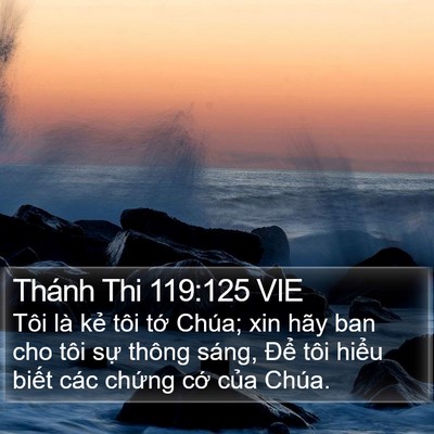 Thánh Thi 119:125 VIE Bible Verse Image