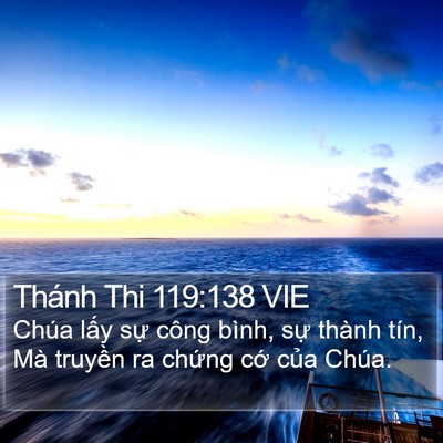 Thánh Thi 119:138 VIE Bible Verse Image