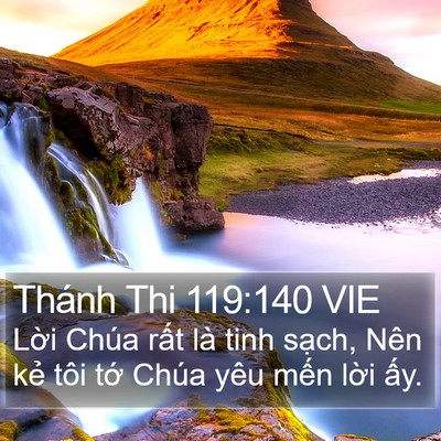 Thánh Thi 119:140 VIE Bible Verse Image