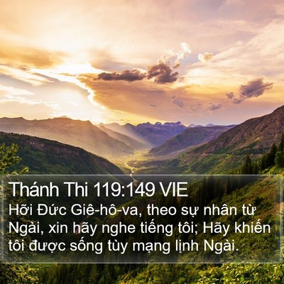 Thánh Thi 119:149 VIE Bible Verse Image