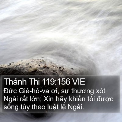 Thánh Thi 119:156 VIE Bible Verse Image