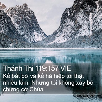 Thánh Thi 119:157 VIE Bible Verse Image