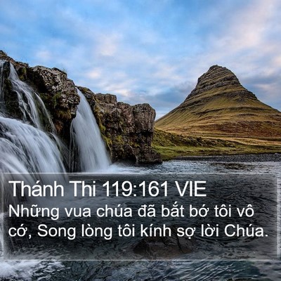 Thánh Thi 119:161 VIE Bible Verse Image