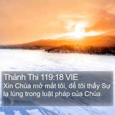 Thánh Thi 119:18 VIE Bible Verse Image