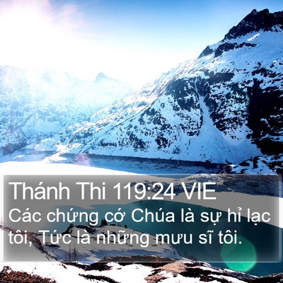 Thánh Thi 119:24 VIE Bible Verse Image