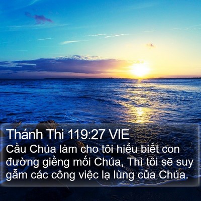 Thánh Thi 119:27 VIE Bible Verse Image