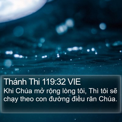 Thánh Thi 119:32 VIE Bible Verse Image