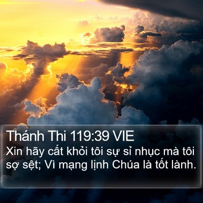Thánh Thi 119:39 VIE Bible Verse Image