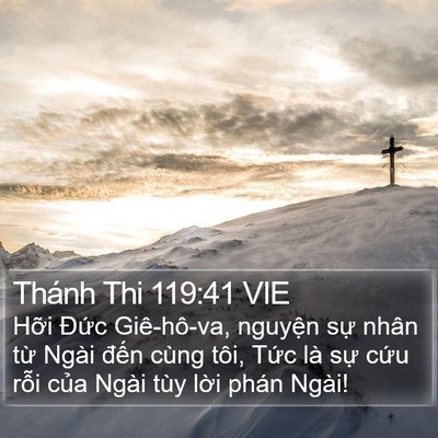 Thánh Thi 119:41 VIE Bible Verse Image