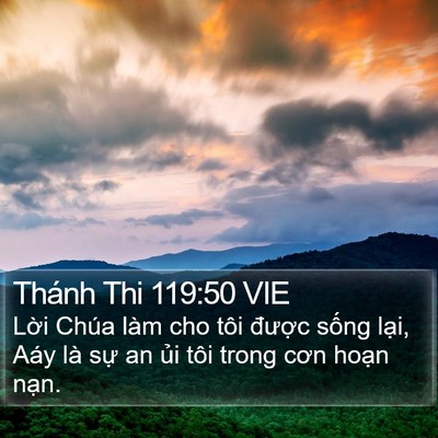 Thánh Thi 119:50 VIE Bible Verse Image