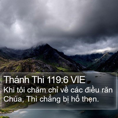 Thánh Thi 119:6 VIE Bible Verse Image