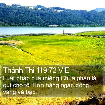 Thánh Thi 119:72 VIE Bible Verse Image