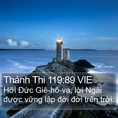 Thánh Thi 119:89 VIE Bible Verse Image