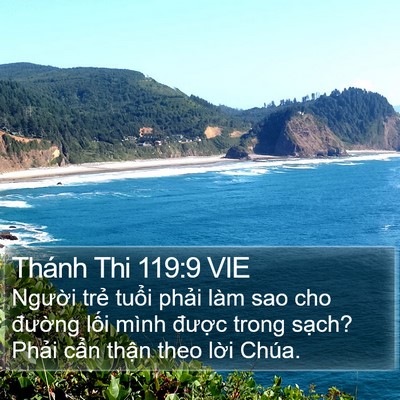 Thánh Thi 119:9 VIE Bible Verse Image