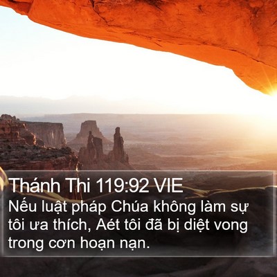Thánh Thi 119:92 VIE Bible Verse Image
