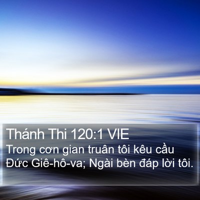 Thánh Thi 120:1 VIE Bible Verse Image