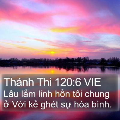 Thánh Thi 120:6 VIE Bible Verse Image