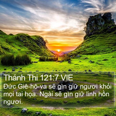 Thánh Thi 121:7 VIE Bible Verse Image