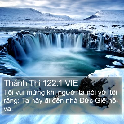 Thánh Thi 122:1 VIE Bible Verse Image