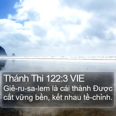 Thánh Thi 122:3 VIE Bible Verse Image