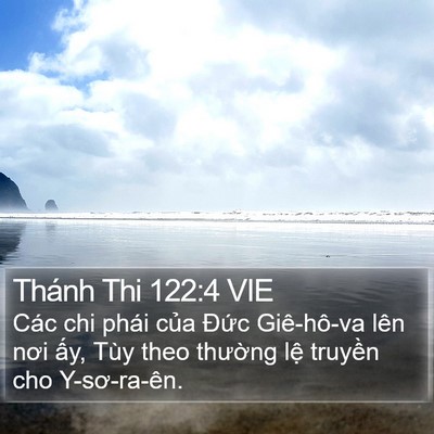 Thánh Thi 122:4 VIE Bible Verse Image