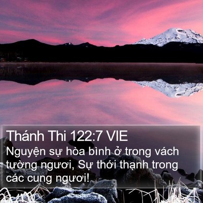 Thánh Thi 122:7 VIE Bible Verse Image