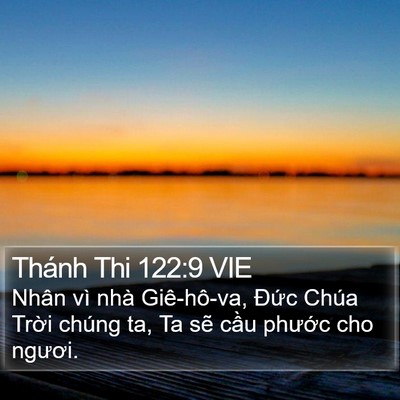 Thánh Thi 122:9 VIE Bible Verse Image