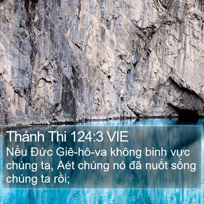 Thánh Thi 124:3 VIE Bible Verse Image