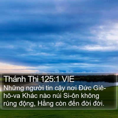 Thánh Thi 125:1 VIE Bible Verse Image
