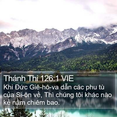 Thánh Thi 126:1 VIE Bible Verse Image