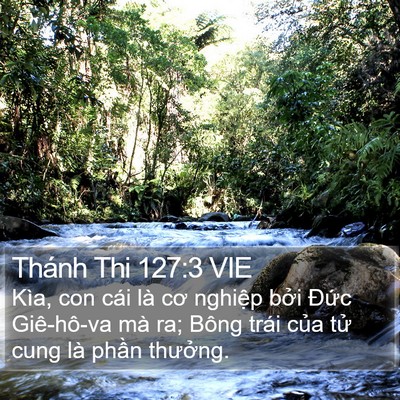 Thánh Thi 127:3 VIE Bible Verse Image