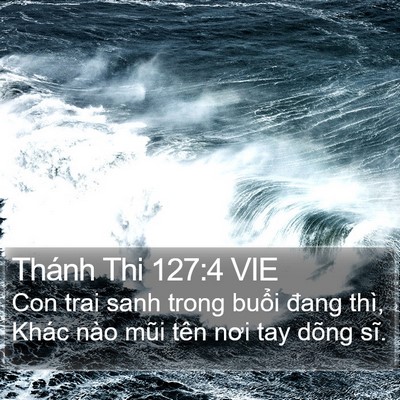 Thánh Thi 127:4 VIE Bible Verse Image