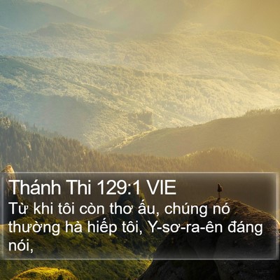 Thánh Thi 129:1 VIE Bible Verse Image