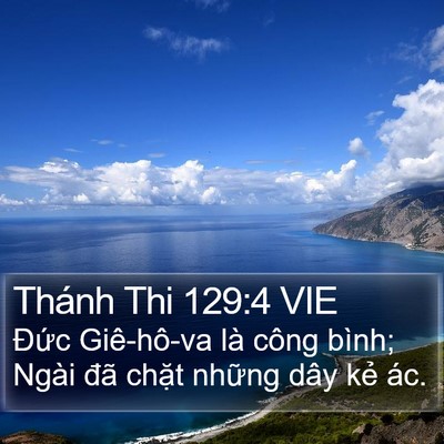 Thánh Thi 129:4 VIE Bible Verse Image