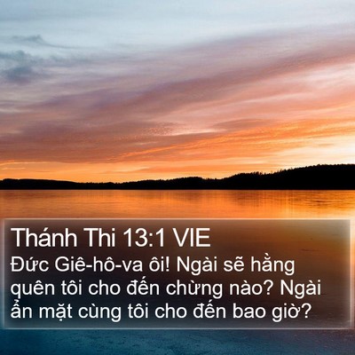 Thánh Thi 13:1 VIE Bible Verse Image