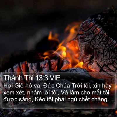 Thánh Thi 13:3 VIE Bible Verse Image