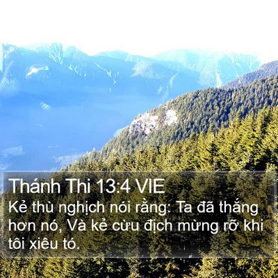 Thánh Thi 13:4 VIE Bible Verse Image