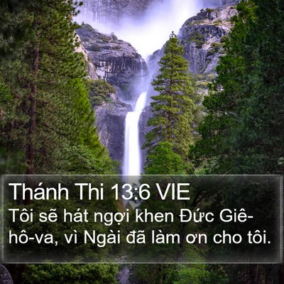 Thánh Thi 13:6 VIE Bible Verse Image