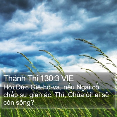Thánh Thi 130:3 VIE Bible Verse Image