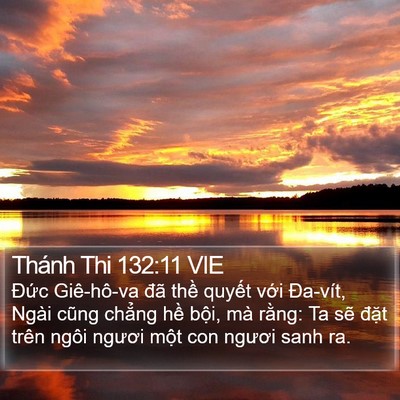 Thánh Thi 132:11 VIE Bible Verse Image