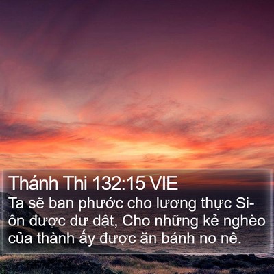 Thánh Thi 132:15 VIE Bible Verse Image