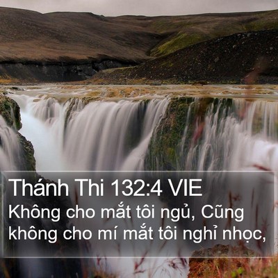 Thánh Thi 132:4 VIE Bible Verse Image