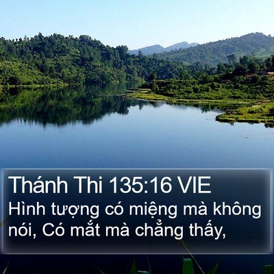 Thánh Thi 135:16 VIE Bible Verse Image