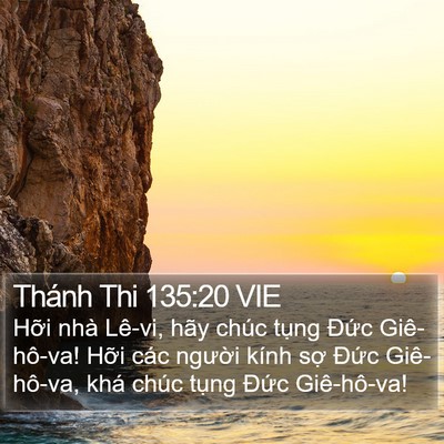 Thánh Thi 135:20 VIE Bible Verse Image