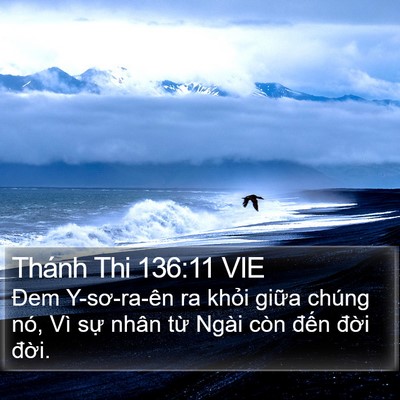 Thánh Thi 136:11 VIE Bible Verse Image