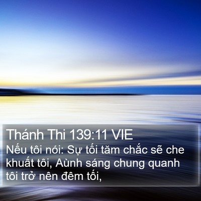Thánh Thi 139:11 VIE Bible Verse Image