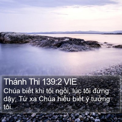 Thánh Thi 139:2 VIE Bible Verse Image