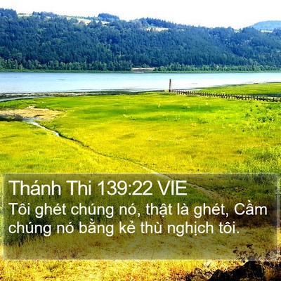 Thánh Thi 139:22 VIE Bible Verse Image