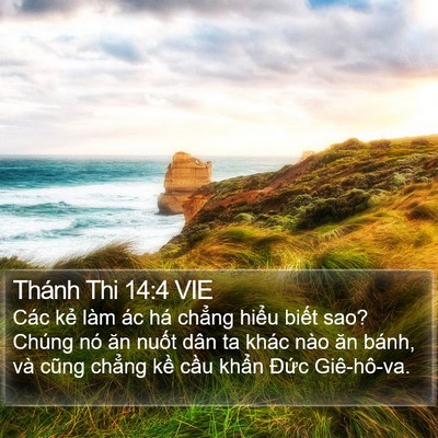 Thánh Thi 14:4 VIE Bible Verse Image