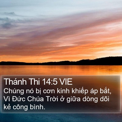 Thánh Thi 14:5 VIE Bible Verse Image